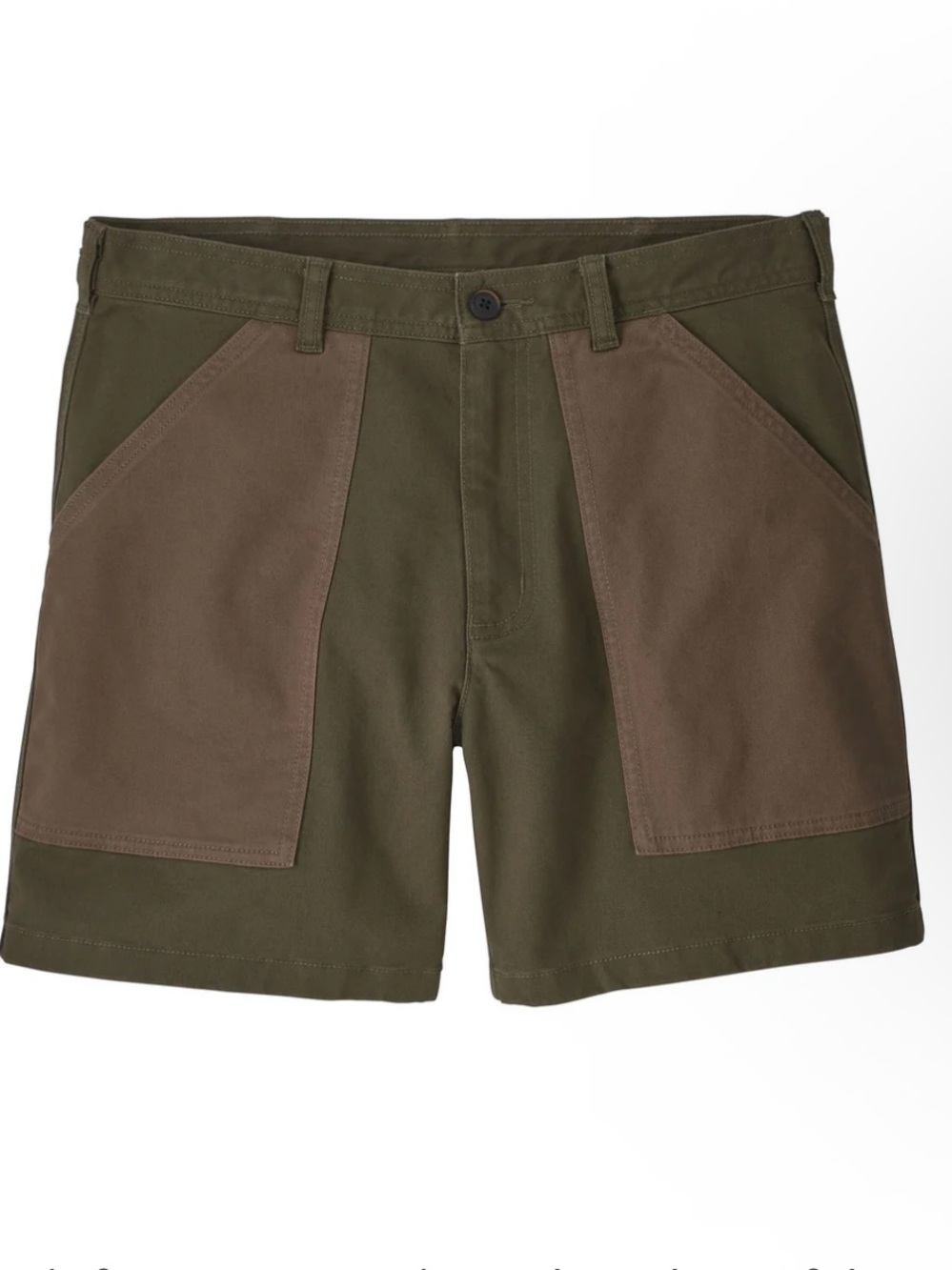 PATAGONIA Olive and Brown Men's Utility Shorts